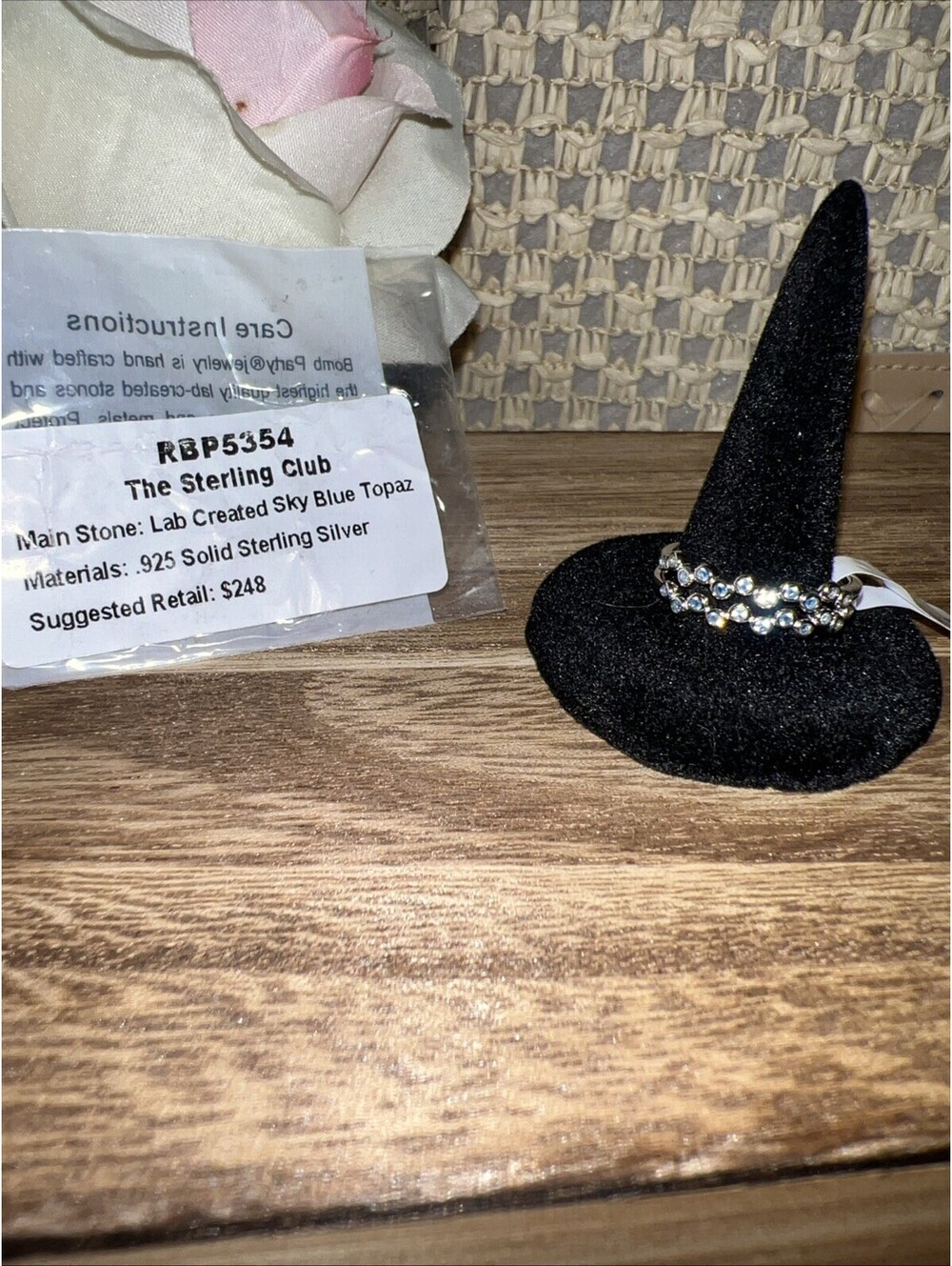 Bomb Party Sterling Club Size 9 Ring